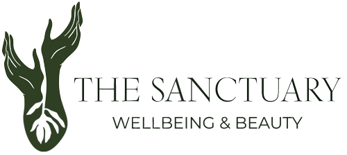 The sanctuary wellbeing and beauty logo